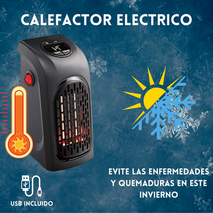 CALEFACTOR eléctrico familiar + guatero de REGALO🎁 [ULTIMAS UNIDADES]