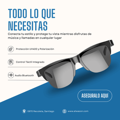 VisionTech® 🎧 Lentes Smart con Parlante Integrado y Bluetooth