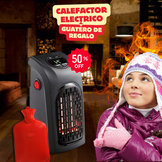 CALEFACTOR eléctrico familiar + guatero de REGALO🎁 [ULTIMAS UNIDADES]